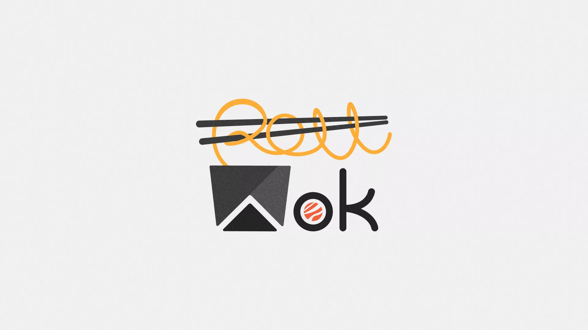 Разработка логотипа в Дятьково для суши-бара «Roll Wok Club» Разработка логотипа в Дятьково для суши-бара «Roll Wok Club»